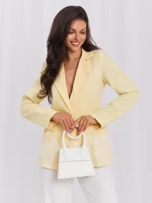 Dámské sako FACTORY PRICE IT-MA-60128.07 BRIGHT YELLOW