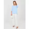 Dámská halenka RUE PARIS RV-BZ-A1187.36 LIGHT BLUE