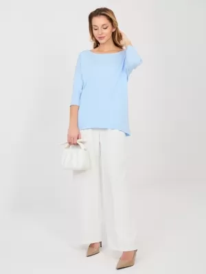 Dámská halenka RUE PARIS RV-BZ-A1187.36 LIGHT BLUE