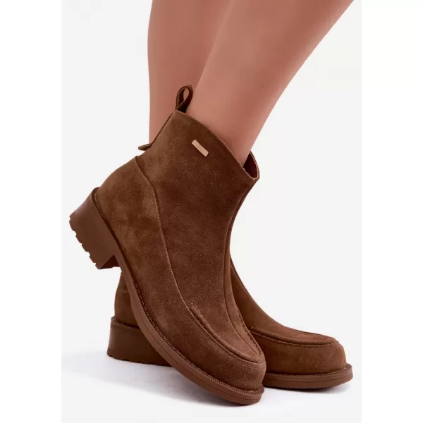  Dámské boty BIG STAR SHOES UU274601 BROWN/BEIGE SHADOWS 