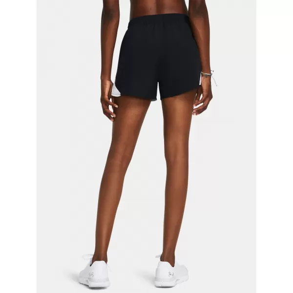  Dámské kraťasy UNDER ARMOUR UA FLY BY 3'' SHORTS 1382438-002 ČERNÁ 