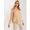Dámský svetr WOOL FASHION ITALIA AT-SW-2341.00P CAMEL