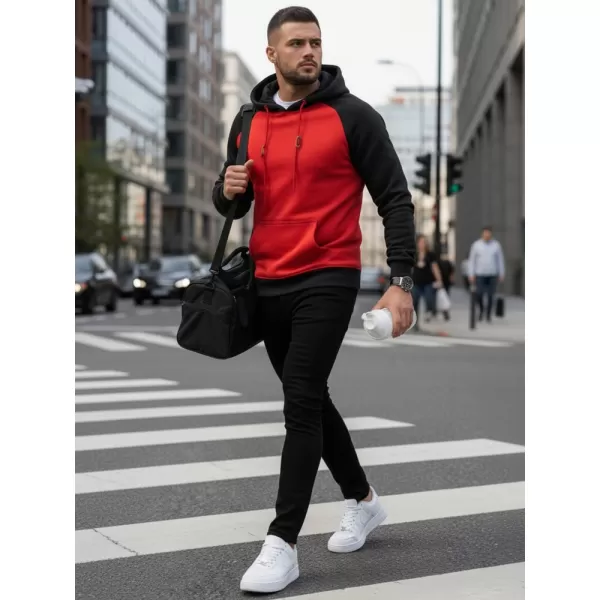  Pánská mikina DSTREET ČERVENÁ 
