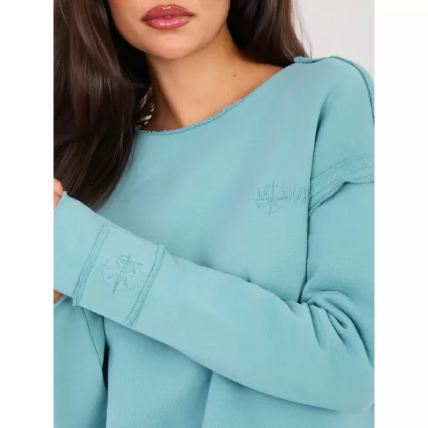  Dámská mikina FACTORY PRICE NS-BL-NS2553.16 TURQUOISE 