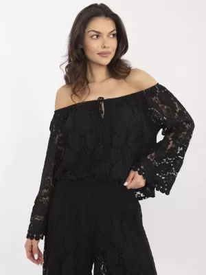 Dámská halenka ITALY MODA MI-BZ-88500.79 NOIRE