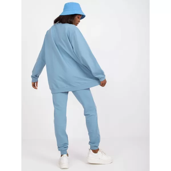  Dámská mikina BASIC FEEL GOOD AP-BL-A-R001 LIGHT BLUE 