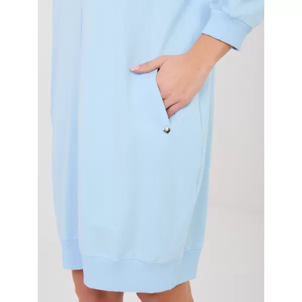  Dámské šaty BASIC FEEL GOOD RV-SK-7203.35P LIGHT BLUE 
