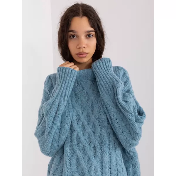  Dámský svetr WOOL FASHION ITALIA AT-SW-2363-2.30 BLUE 