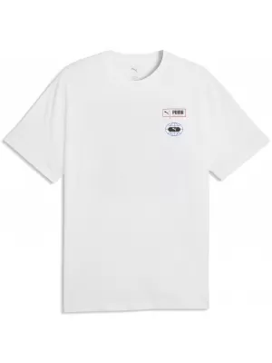 Pánské triko PUMA GRAPHICS RELAXED STACKED TEE 69436802 PUMA WHITE