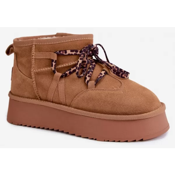  Dámské sněhule GOE UU2N4920 CAMEL 
