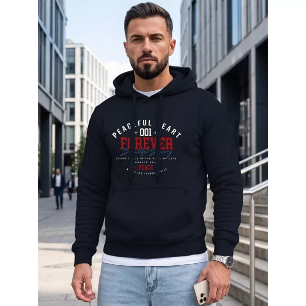  Pánská mikina DSTREET TMAVĚ MODRÁ 