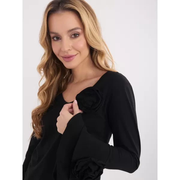  Dámská halenka ITALY MODA IT-BZ-22139.55 BLACK 