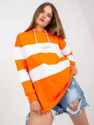 Dámská mikina RUE PARIS RV-BL-8074.98 ORANGE