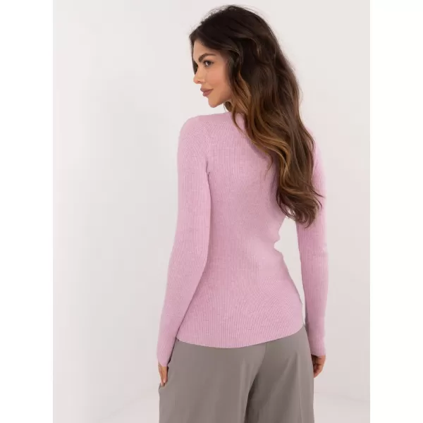  Dámský svetr WOOL FASHION ITALIA AT-SW-2332-2.65 BRIGHT PURPLE 