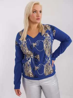 Dámská halenka RELEVANCE RV-BZ-9246.13 COBALT