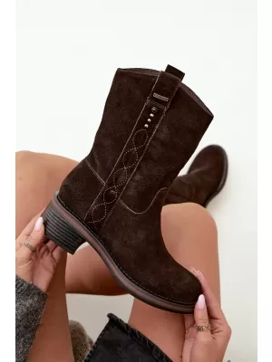 Dámské boty BIG STAR SHOES UU274607 CHOCOLATE