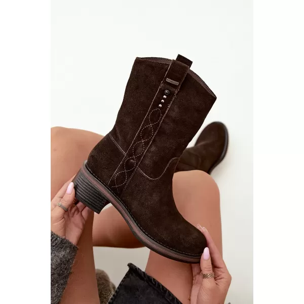  Dámské boty BIG STAR SHOES UU274607 CHOCOLATE 