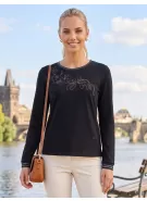 Dámské triko KIXMI ADINA ČERNÁ