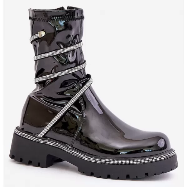  Dámské kotníkové boty BOTO 52079/CLS-307 BLACK 