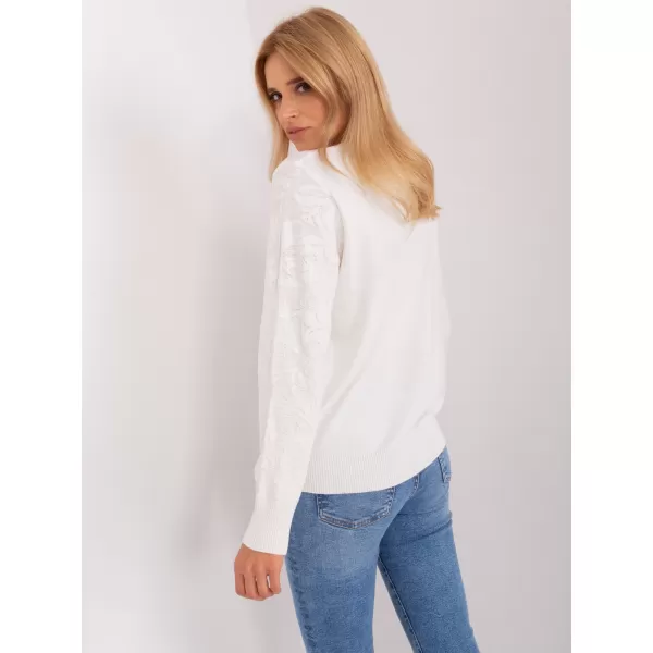  Dámský svetr WOOL FASHION ITALIA AT-SW-2231A.00P ECRU 