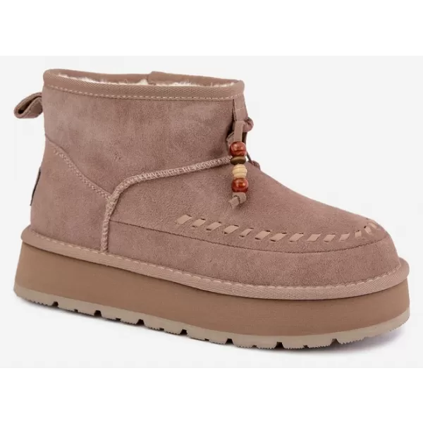  Dámské boty BIG STAR SHOES UU274679 BEIGE 