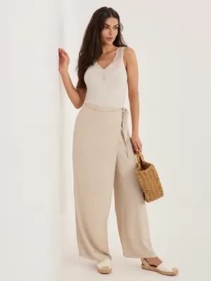 Dámské kalhoty FACTORY PRICE CS-SP-XYS3376.96 BEIGE