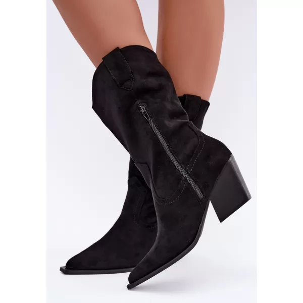  Dámské kovbojky BOTO D-207 BLACK 