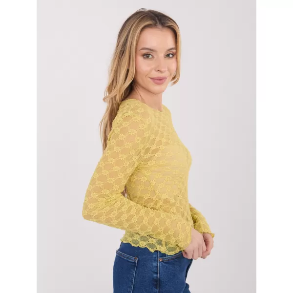  Dámská halenka FACTORY PRICE PM-BZ-SF127.75 LIME 