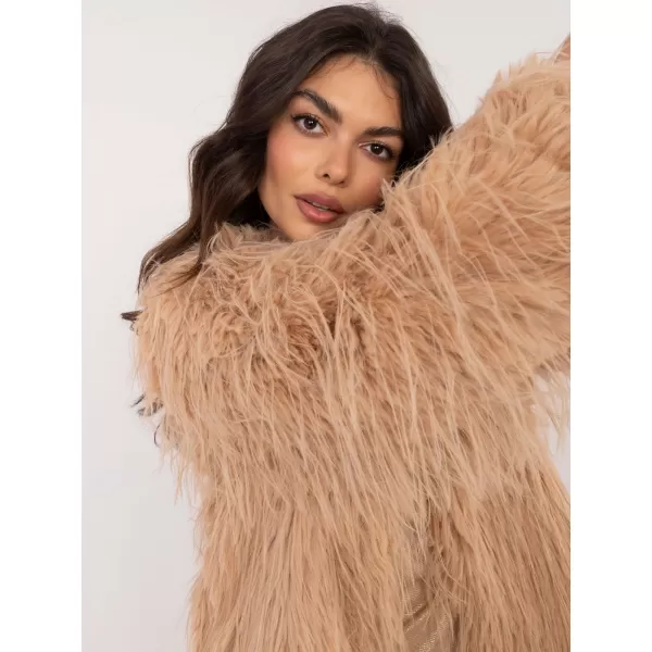  Dámská bunda WOOL FASHION ITALIA AT-KR-2359.96P CAMEL 