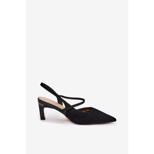  Dámské sandály D&A CR61-3048 BLACK 