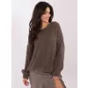Dámský svetr ITALY MODA IT-SW-72806.75 BROWN