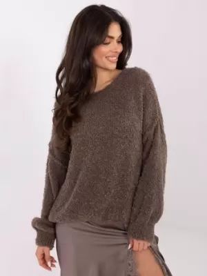 Dámský svetr ITALY MODA IT-SW-72806.75 BROWN