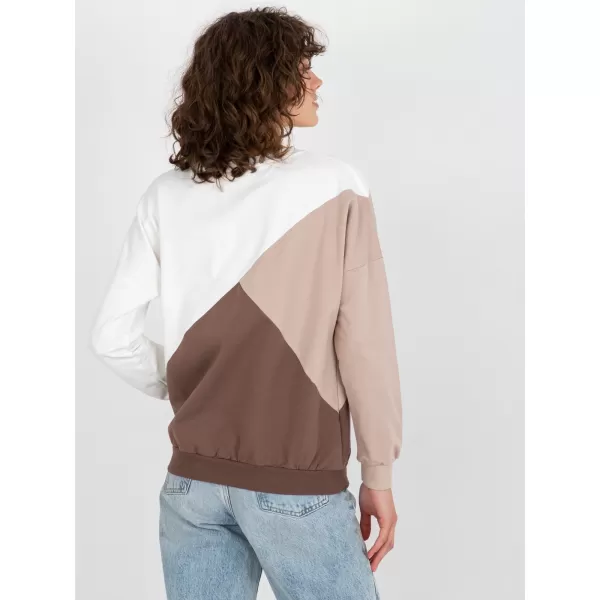 Dámská mikina RELEVANCE RV-BL-8463.41P WHITE/BROWN 