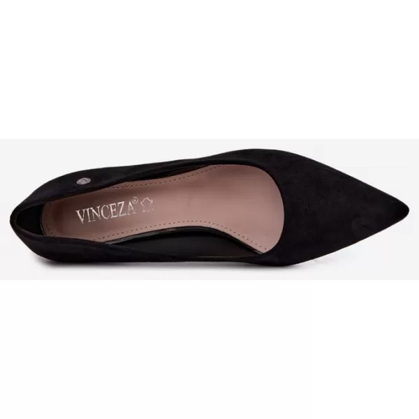  Dámské lodičky VINCEZA 62323 BLACK MATT 