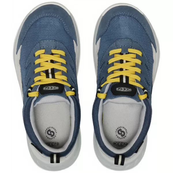  Dětské turistické boty KEEN HIGHTRAIL WP YOUTH VINTAGE INDIGO/ALLOY 