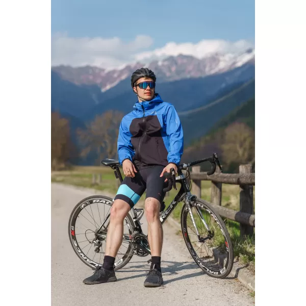  Pánská nepromokavá softshellová bunda NORDBLANC EXPEDITIOUS NBSSM8323 MODRÁ 