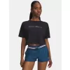 Dámské triko UNDER ARMOUR W WM CROP SS 6010588-001 ČERNÁ