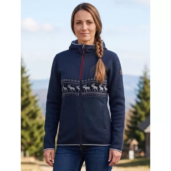  Dámský hřejivý svetr ALPINE PRO NORESA MOONLIT OCEAN VARIANTA PA 