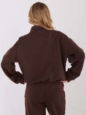 Dámská mikina FACTORY PRICE SM-BL-A1562.33 DARK BROWN