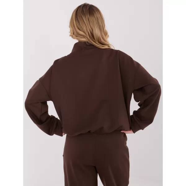  Dámská mikina FACTORY PRICE SM-BL-A1562.33 DARK BROWN 