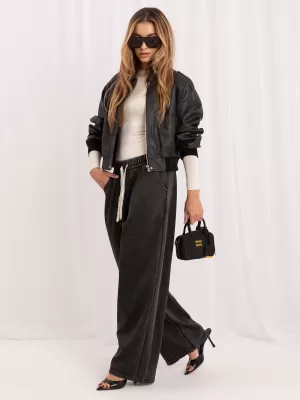 Dámské kalhoty ITALY MODA IR-SP-YV5708.71 DARK GREY