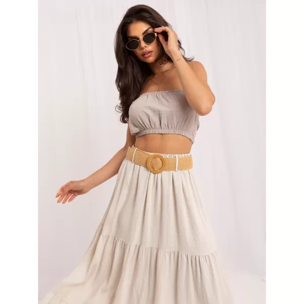  Dámská sukně ITALY MODA MO-SD-25013.48 LIGHT BEIGE 