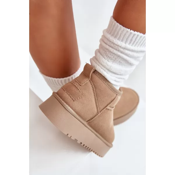  Dámské sněhule BOTO NN604 KHAKI 