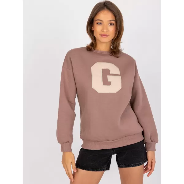  Dámská mikina EX MODA EM-BL-617/G.11 BROWN 