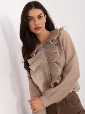 Dámská košile FACTORY PRICE IT-KS-28990.05P BEIGE