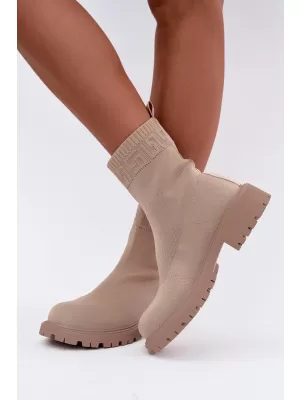 Dámské kotníkové boty BOTO LQ-50 BEIGE