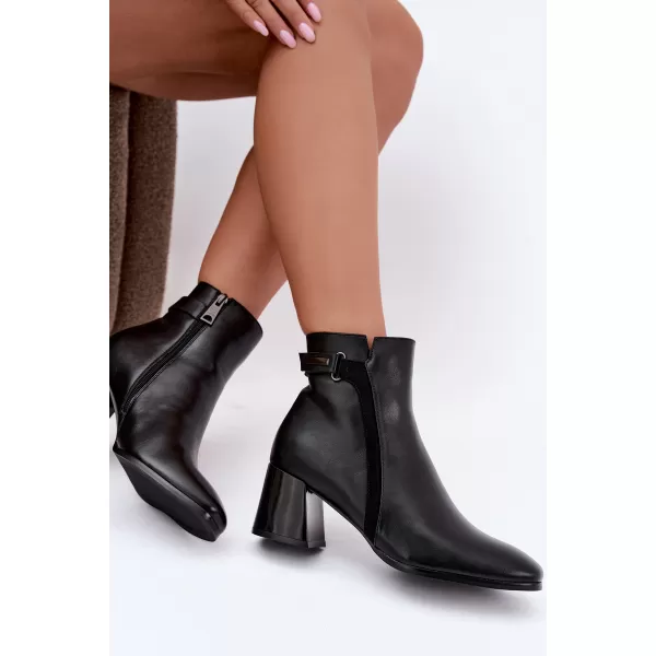  Dámské kotníkové boty VINCEZA 58660 BLACK 
