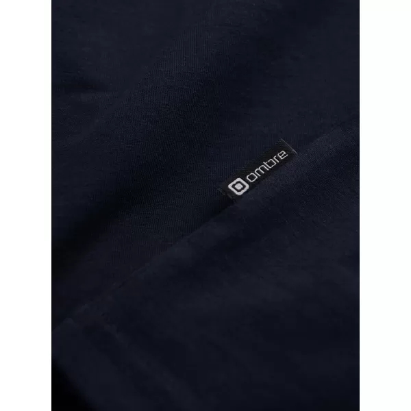  Pánské tričko OMBRE L172 NAVY BLUE 