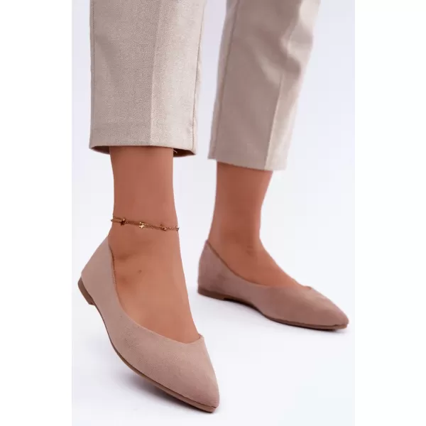  Dámské baleríny BOTO 5199 DARK BEIGE 