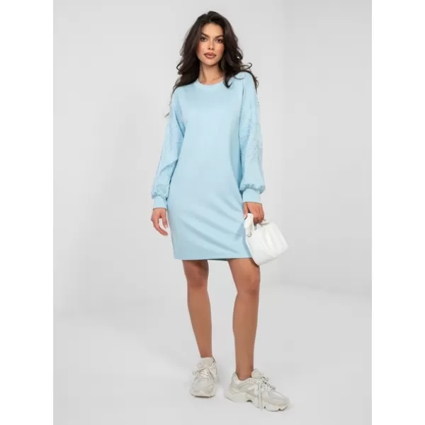  Dámské šaty RUE PARIS RV-SK-A1064.09 LIGHT BLUE 